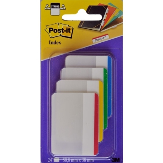 Закладки Post-it "Durable Filing Tabs", Угловые для видимости, Multicolor