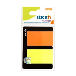 *Indeksi StickN, 45x25mm, 25gabx2, neona krāsas
