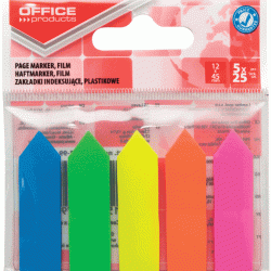 *Indeksi-marķētāji bultiņas Office Products 12x45mm, 5X25 krāsas