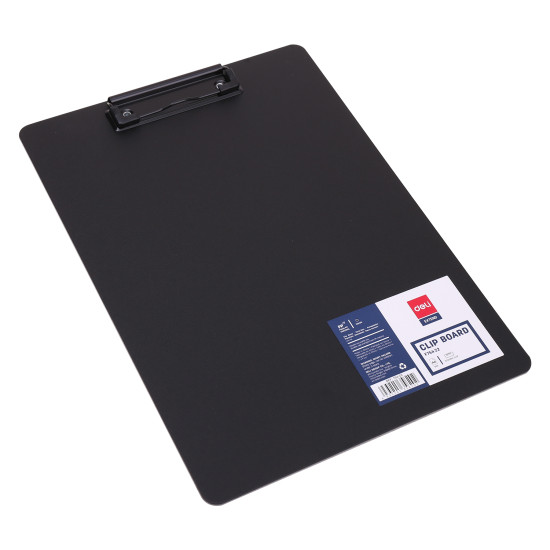 Клипборд DELI Extend, Black, Прочный Зажим