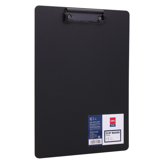 Клипборд DELI Extend, Black, Прочный Зажим