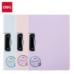 Planšete ar vāku Deli Colorful F314 A4, asorti