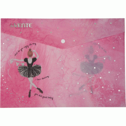 *Mape-aploksne ar pogu deVente Ballet A4, 0.18mm
