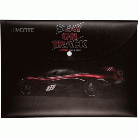Папка-конверт deVENTE Stay On Track с удобной застежкой, Silver