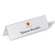 Galda personas karte Durable 8053, 105 x 210 mm, caurspīdīga