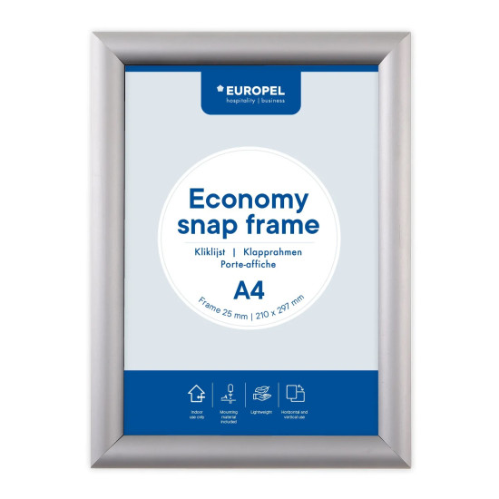*Alumīnija rāmis Easy-Click A4
