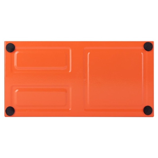 Galda organizators Deli 9154, 20x10x10cm,ar turētāju piezīmju lapiņām, 3 nodalījumi, metāla, asorti