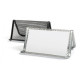 Визитница Forpus Metal, Silver, большой вместимости.