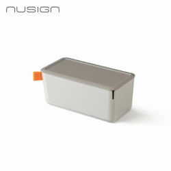 Uzglabāšanas kastīte Deli Nusign 212x105x93.5mm, pelēks