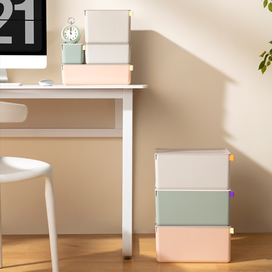 Uzglabāšanas kastīte Deli Nusign 212x212x93.5mm, pelēka