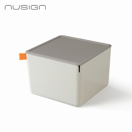 Uzglabāšanas kastīte Deli Nusign 212x212x153mm, pelēka