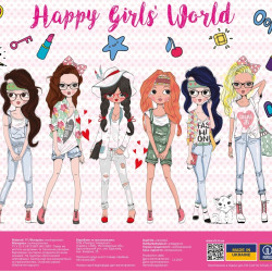 *Galda paliktnis CFS Happy Girls, A3