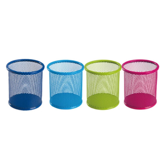 Rakstāmlietu turētājs Deli 9153 98mm, metāla, apaļš, asorti