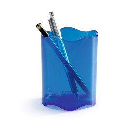 Подставка для ручек Durable Trend, Transparent Blue, Прозрачный Дизайн.