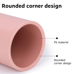 Rakstāmlietu turētājs DELI NuSign 83x95mm, plastmasas, rozā