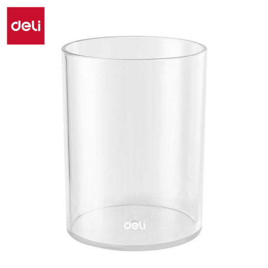 Rakstāmlietu turētājs Deli, plastmasas, caurspīdīgs