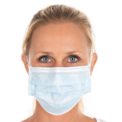 Vienreizlietojama medicīniskā sejas maska ​​HygoStar, ​​50gab/iep, zila