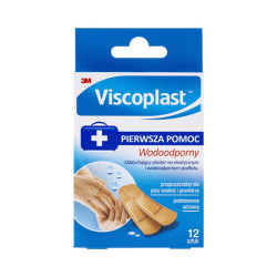 *Plāksteri 3M Vicoplast, ūdensnecaurlaidīgi, 12gab/iep