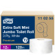 Tualetes papīrs Tork 110255 Premium Extra Soft Jumbo Mini T2, balts, 3 slāņi, 120 m, 600 lapas, 12 ruļļi