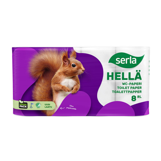 Tual.papīrs SERLA, 8 ruļļi