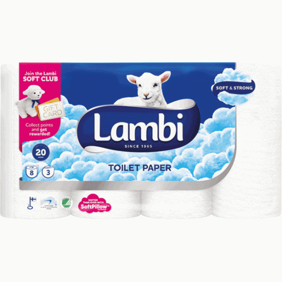 Tualetes papīrs LAMBI (8)