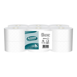 Tualetes papīrs Amoos Professional 2 slāņi, 62m, 342 lapas, 1 rullis
