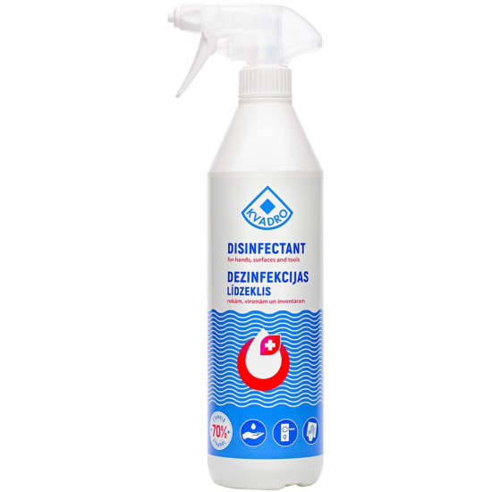 Roku un virsmu dezinfekcijas līdzeklis Kvadro, 700ml