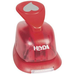 Dekoratīvs caurumotājs  Heyda Sirds N2, 17mm
