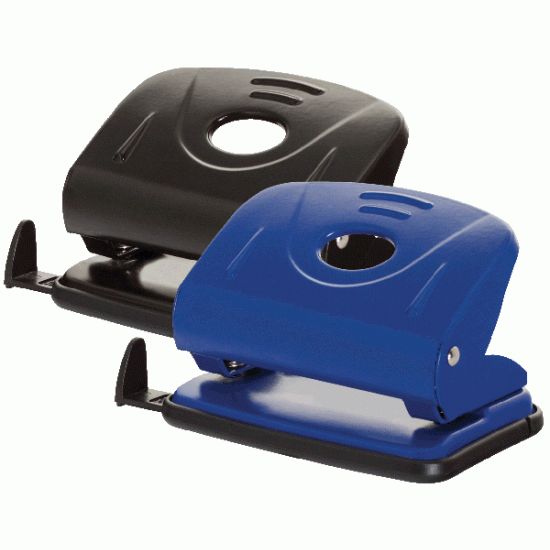 *Caurumotājs OFFICE PRODUCTS, 25 lapām, melns
