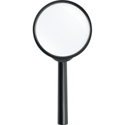 *Palielināmais stikls deVente, Ø75mm, 5x, plastmasas rāmī