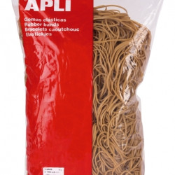 Kancelejas gumijas Apli, Ø100mmx2mm, 100g, brūnas