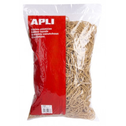 Kancelejas gumijas Apli Ø120x2mm, 1kg, brūnas