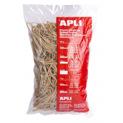 Kancelejas gumijas Apli Ø160mmx3mm, 1kg, brūnas