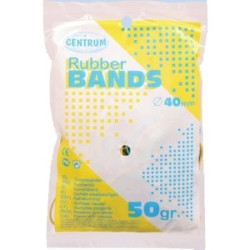 *Kancelejas gumijas Centrum Ø40mm, 50g, asorti