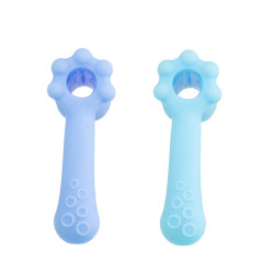 *Zīmuļu uzmavas Deli 69355, ergonomiskas, 4gab/iep, zili toņi