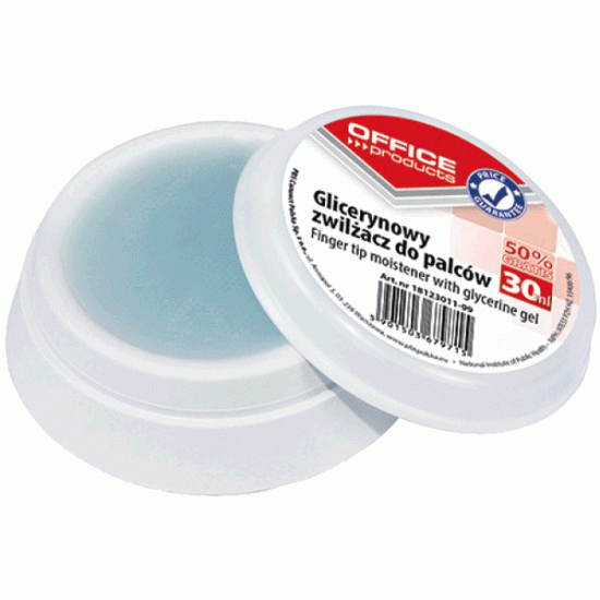 *Pirkstu mitrinātājs Office Products Ø60mm, glicerīna