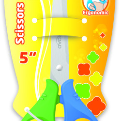 Šķēres bērniem Keyroad 13cm, ergonomiskas