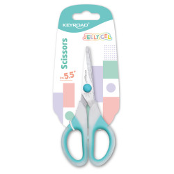 Šķēres bērniem Keyroad Jelly Gel 13cm, ergonomiskas, asorti
