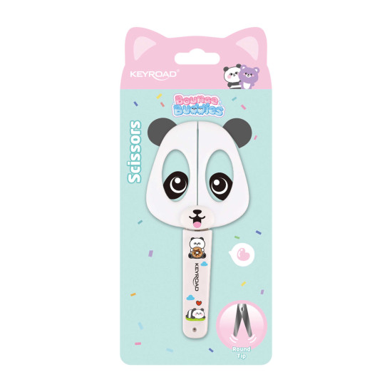 Šķēres bērniem Keyroad Bounce Buddies 14cm, ar vāciņu