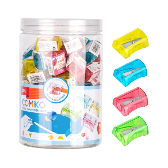 Zīmuļu asināmais Deli H032, plastmasas, viens diametrs