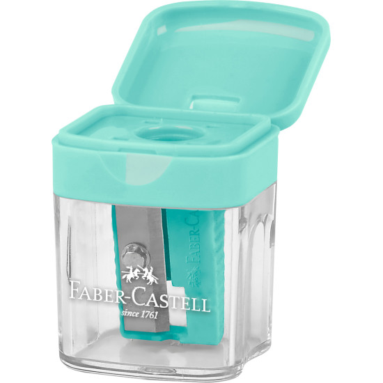 Zīmuļu asināmais Faber-Castell Pastel ar konteinteru, viens diametrs, asorti