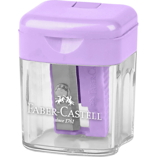 Zīmuļu asināmais Faber-Castell Pastel ar konteinteru, viens diametrs, asorti