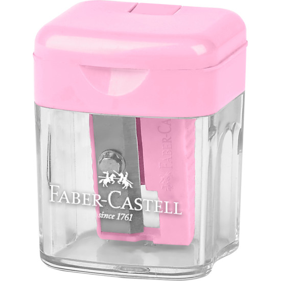 Zīmuļu asināmais Faber-Castell Pastel ar konteinteru, viens diametrs, asorti