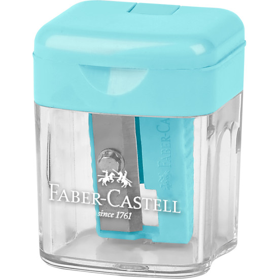 Zīmuļu asināmais Faber-Castell Pastel ar konteinteru, viens diametrs, asorti
