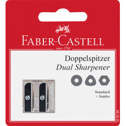 *Zīmuļu asināmais divi diametriem Faber-Castell, metāla
