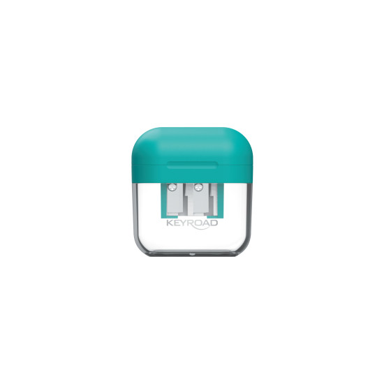 Точилка для карандашей Keyroad Compact 2-Hole с контейнером, Multicolor