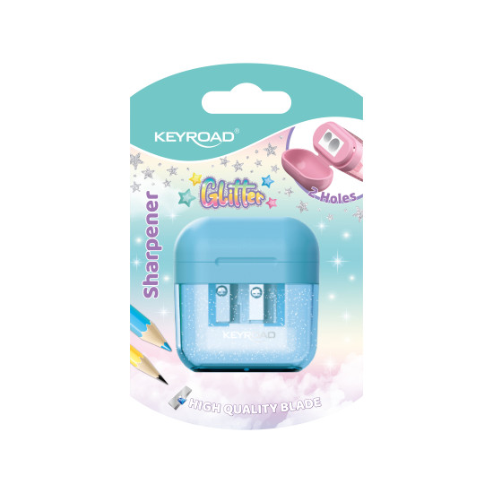 Точилка Keyroad Compact, Pastel Glitter, Точная Заточка