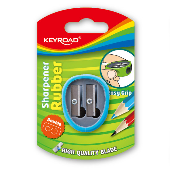 Точилка для карандашей Keyroad Soft Touch, Multicolor, Нескользящий захват