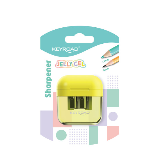 Точилка Keyroad Jelly Gel, Multicolor, со встроенным контейнером