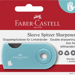 Точилка Faber-Castell Sleeve, Turquoise, Left-handed Friendly